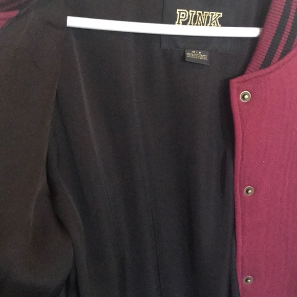 Victoria’s Secret Pink Varsity Jacket Sz M - Picture 4 of 4
